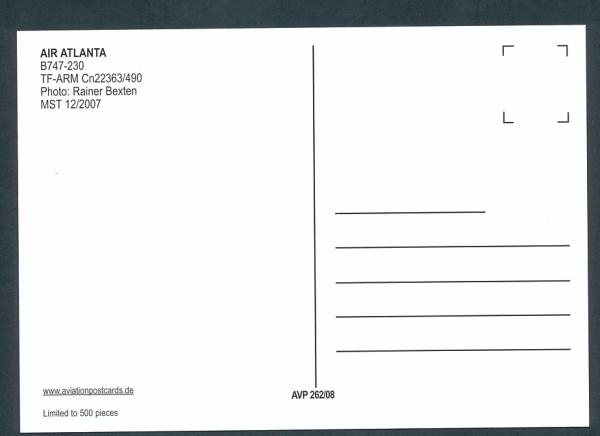 AIR ATLANTA, B747-230